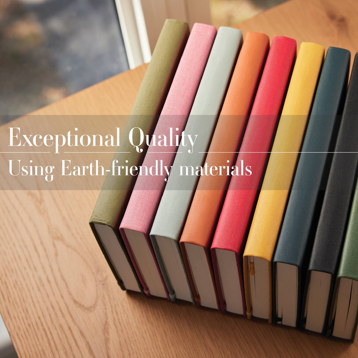 The Daily Planner - Hardcover with Library Buckram Cover: Olive