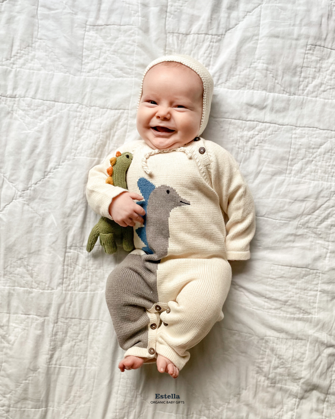 Brachiosaurus Dinosaur Baby Rattle
