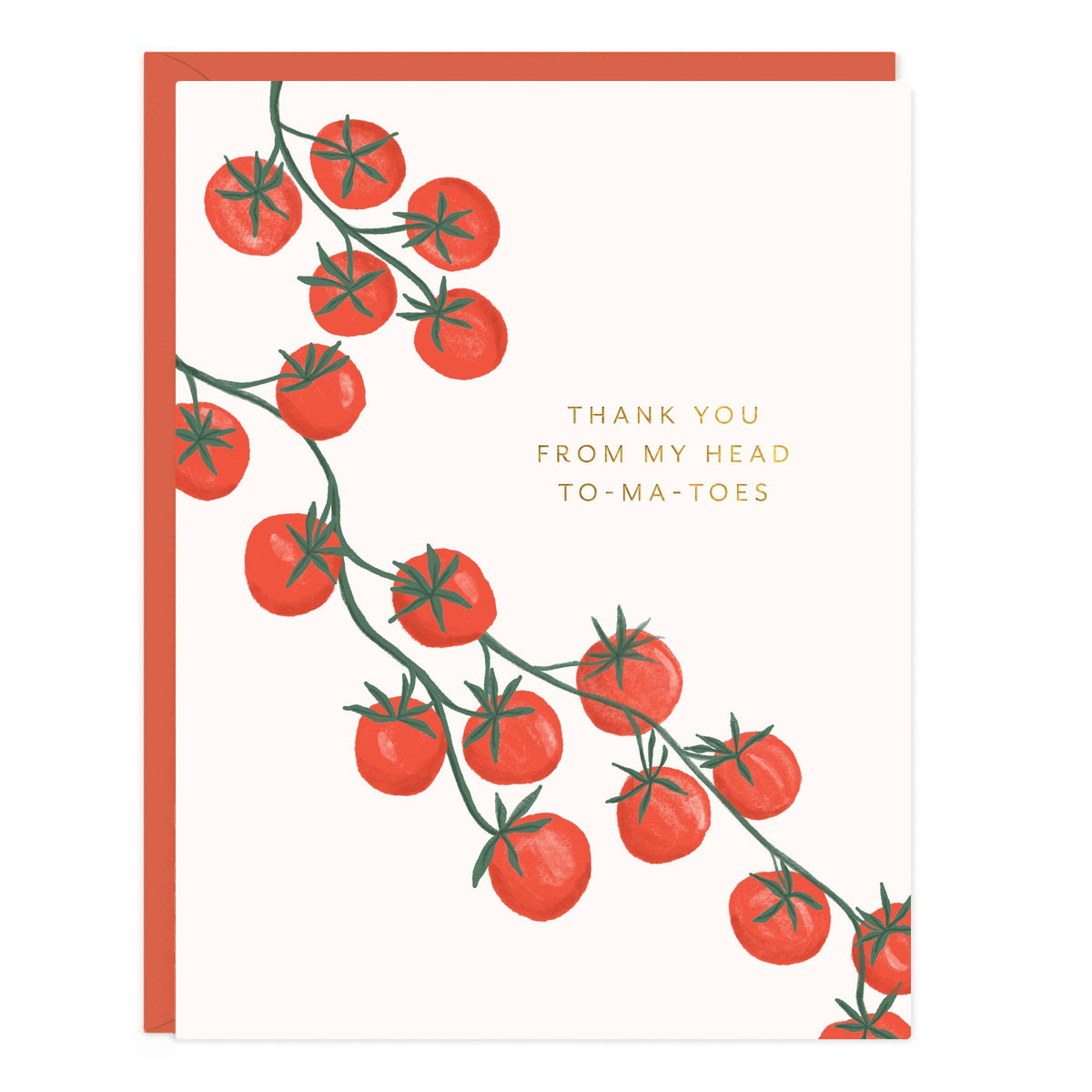 Thank You Tomatoes Greeting Card