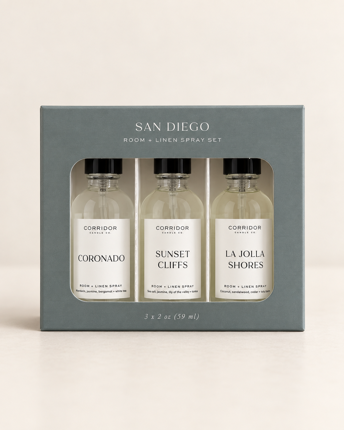 San Diego Mini Room + Linen Spray Set