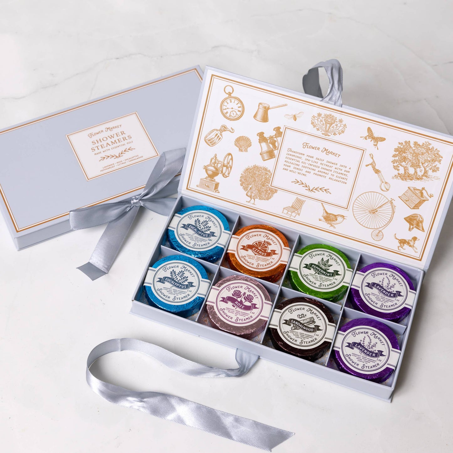 8-Piece Boxed Set Aromatherapy Shower Steamers
