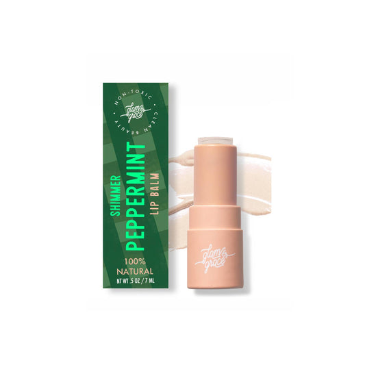 Holiday Shimmer Lip Balm | Peppermint