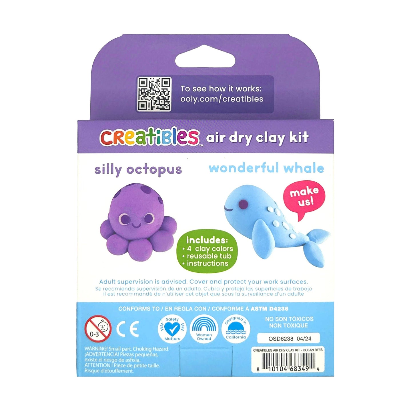 Creatibles Air Dry Clay Kit | Ocean BFFs