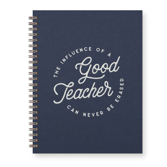 Teacher Influence Deep Blue Journal Lined Notebook