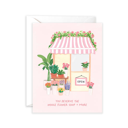 Flower Shop | Everyday Day Card & Mothers Day Card