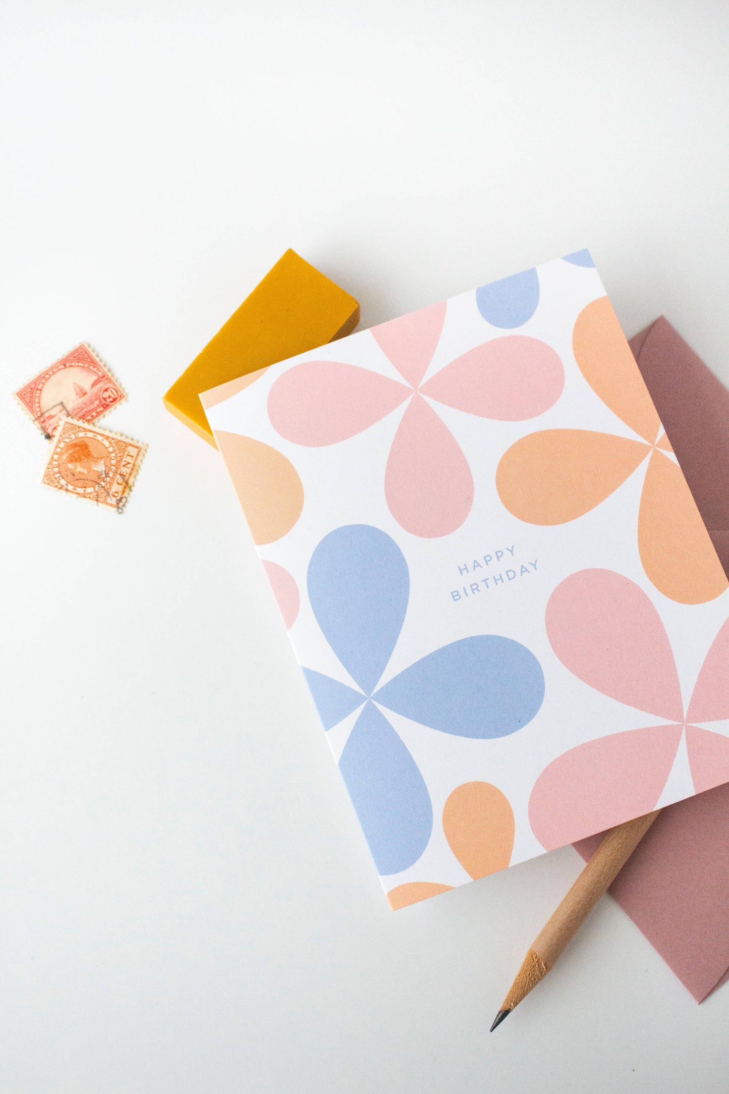 Abstract Flower | Birthday Greeting Card