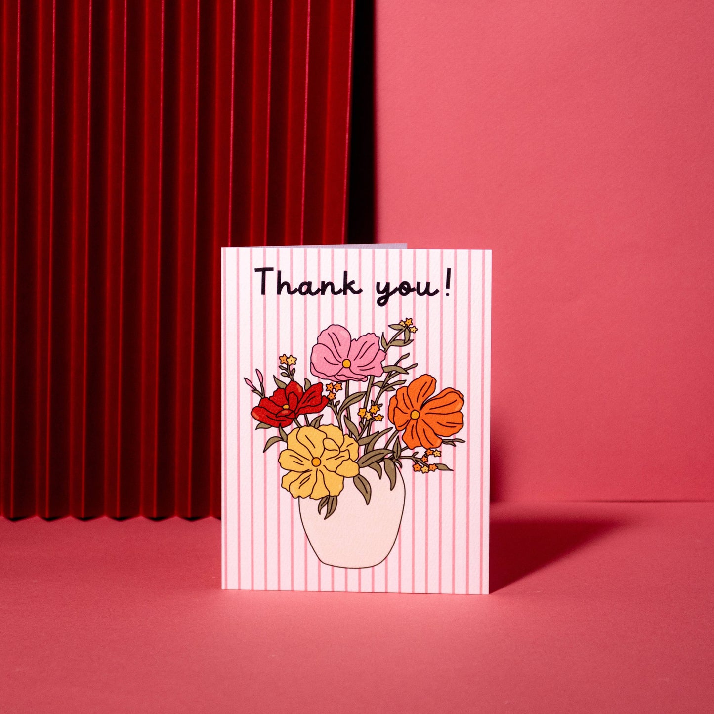 Thank You Stripe Flower Bouquet