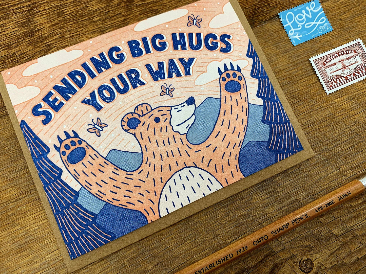 Big Hugs Bear Card