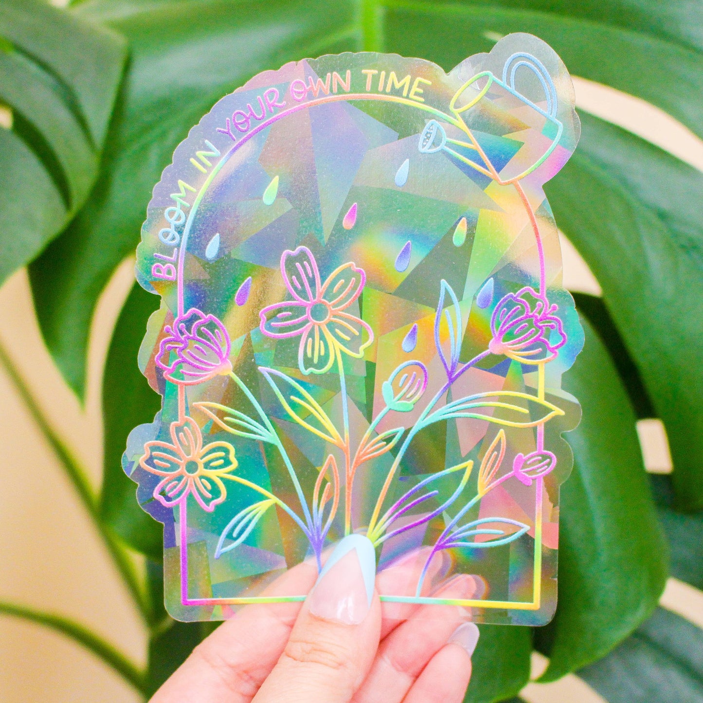 Bloom in Your Own Time Rainbow-Making Suncatcher