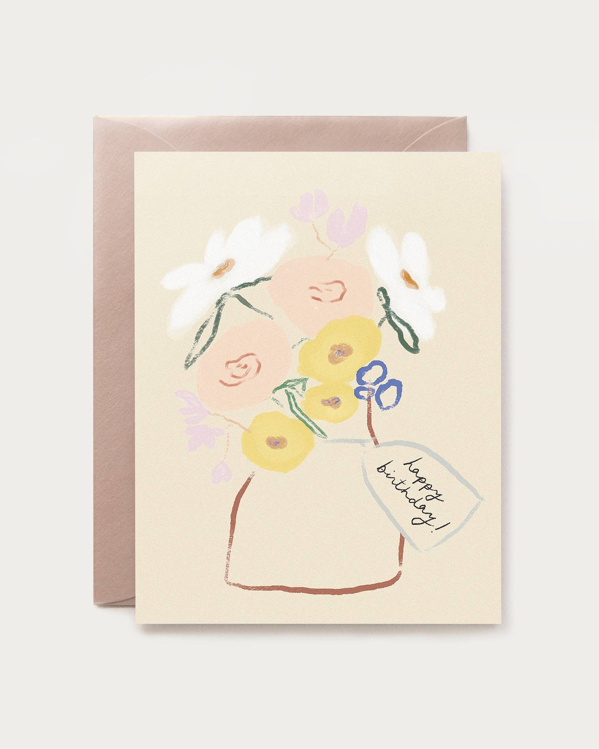 Happy Birthday Vase Card