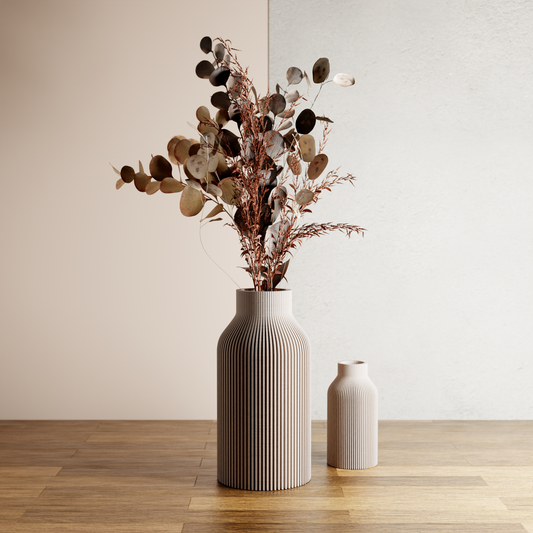 Bottle Vase White 8