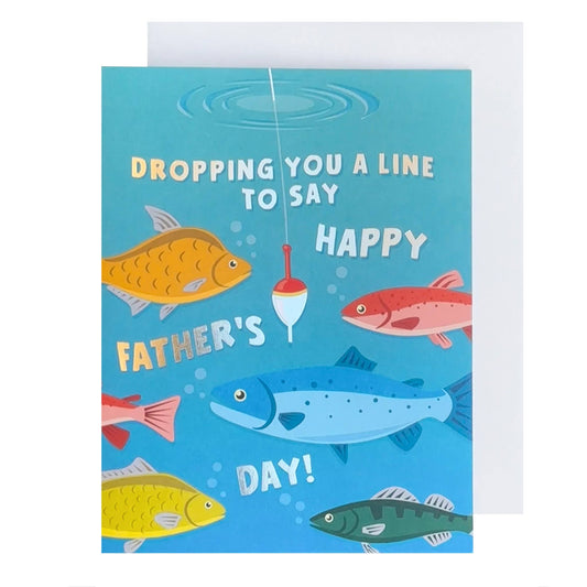 Dropping You a Line Father's Day Card
