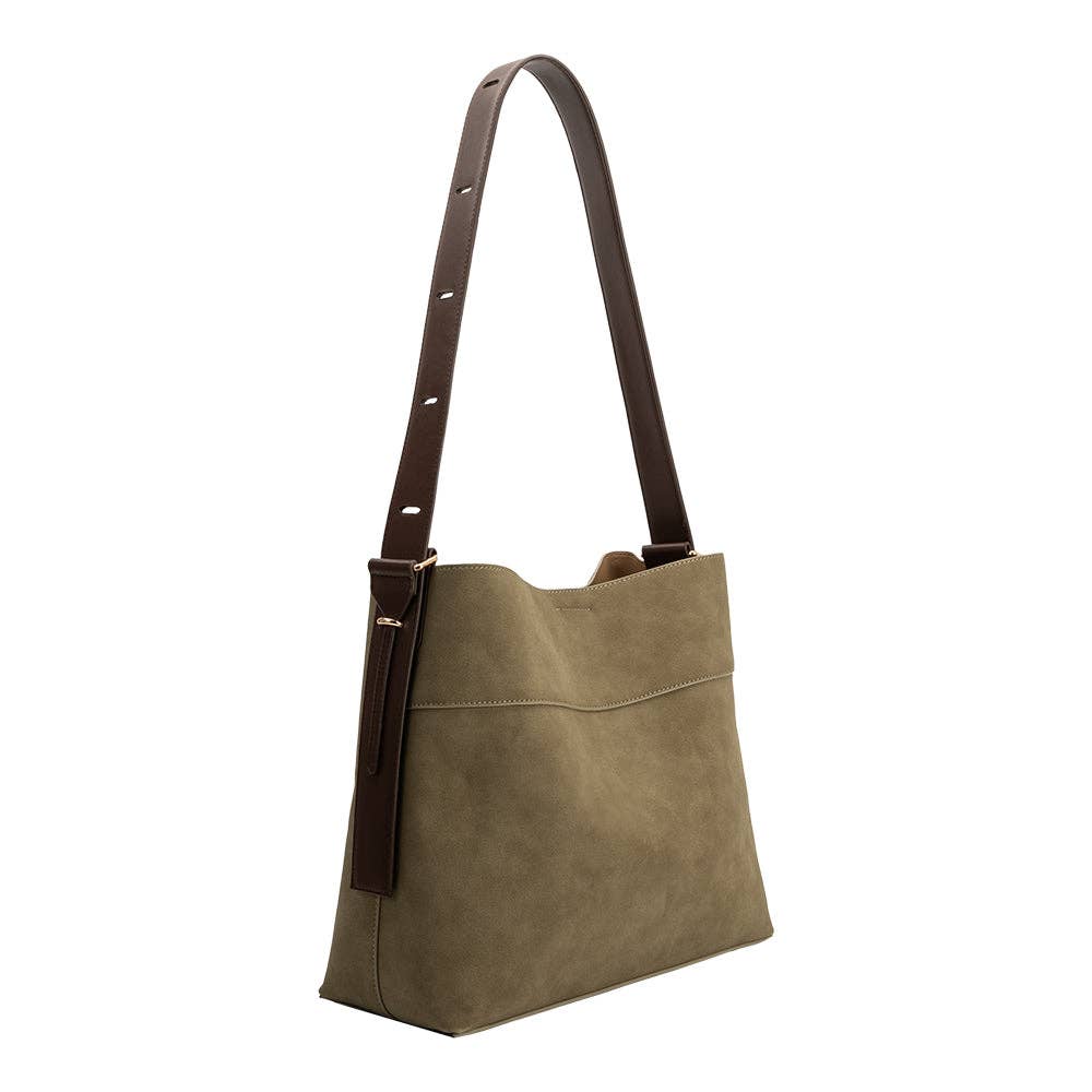 Stormie Olive Vegan Tote Bag