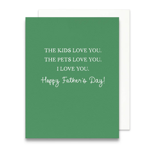 Father’s Day Card for Husband | We All Love You Dad Card