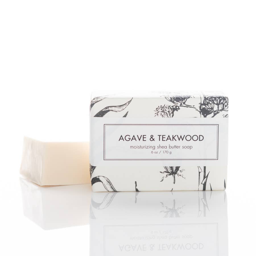 Agave & Teakwood Shea Butter Soap Bath Bar