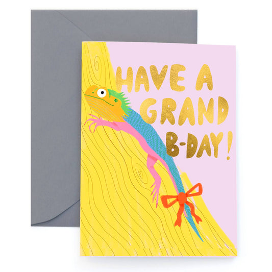 BEARDY DRAGON - Birthday Card