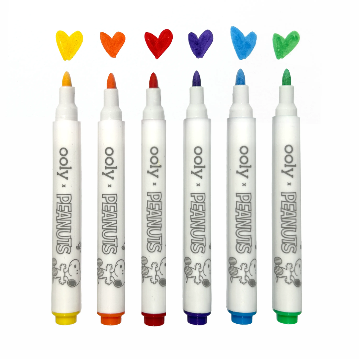 OOLY x Peanuts: D.I.Y. Shrink Art Kit & 6 Mini Paint Markers