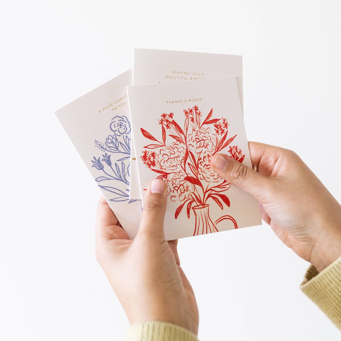 Thanks Bunch Bouquet Card