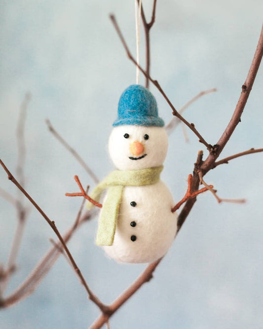 Snowman Felt Ornament