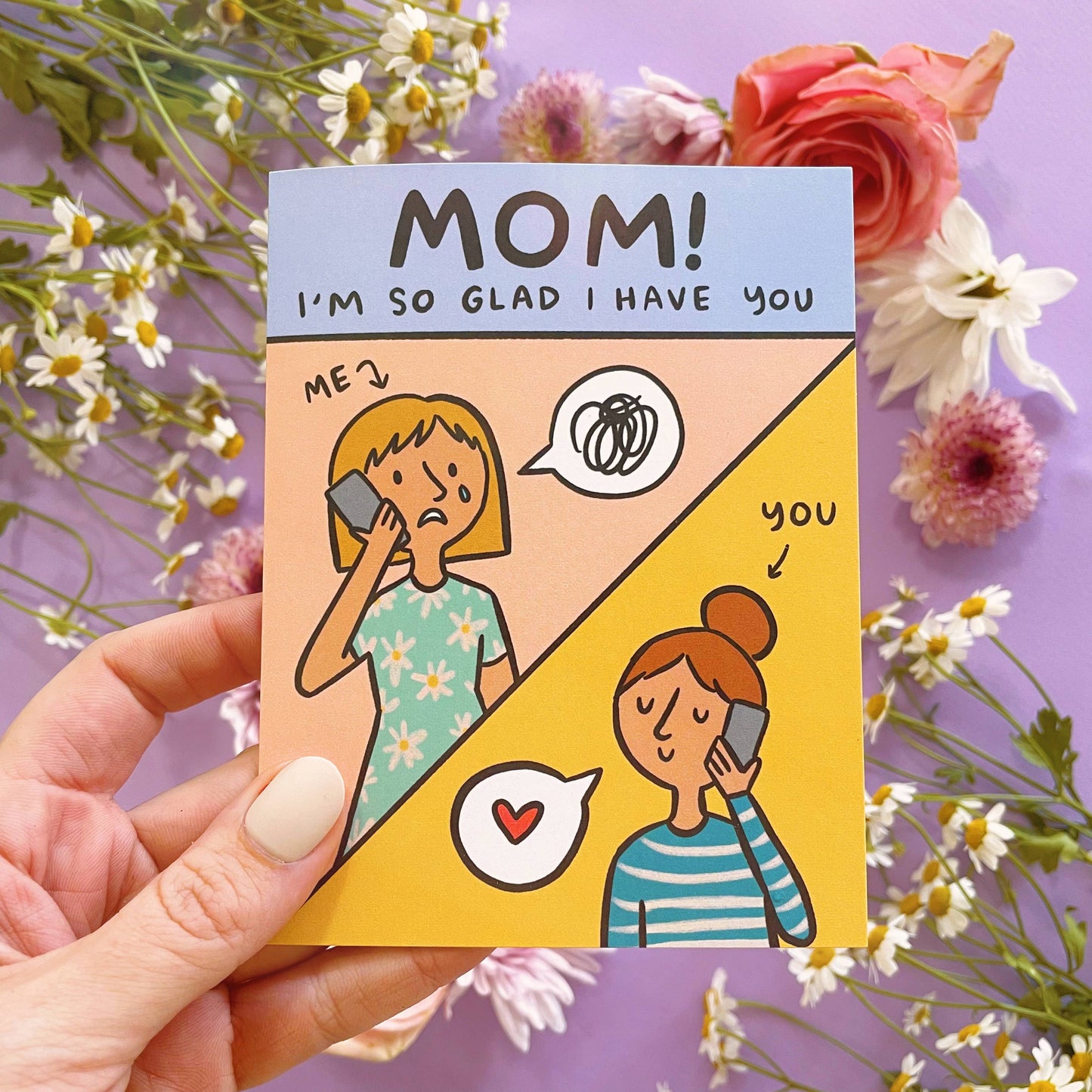 Glad I Have You Mom Greeting Card