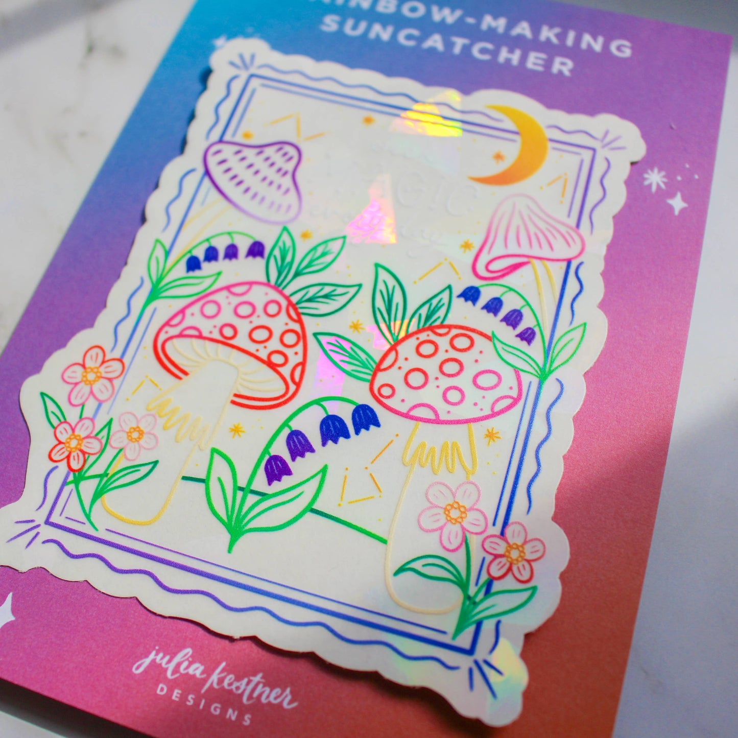 Seek Magic Every Day Rainbow-Making Suncatcher