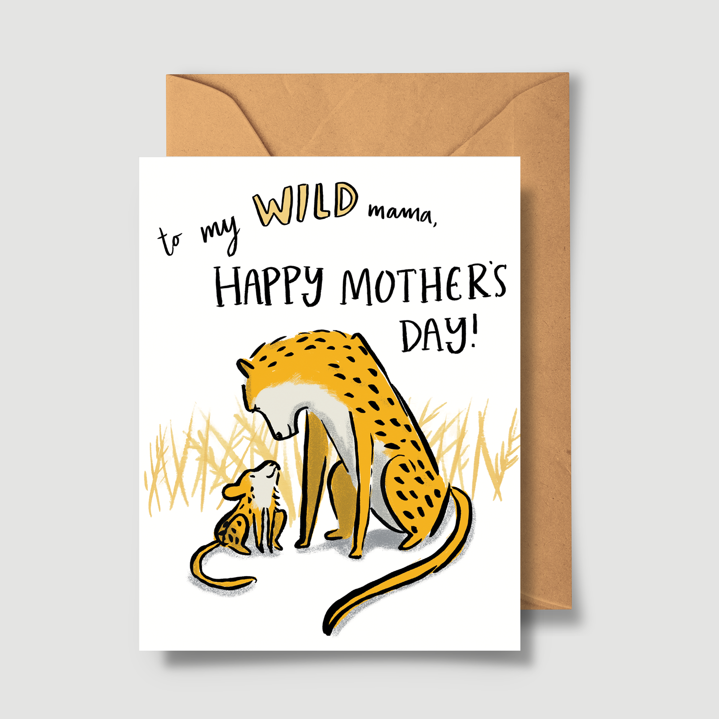 Wild Mama Mother's Day Greeting Card