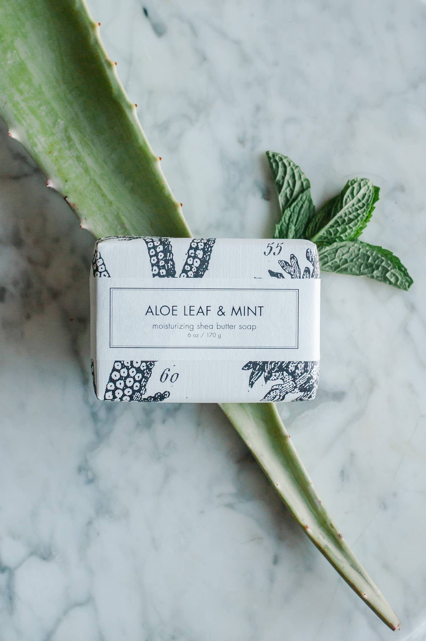 Aloe Leaf & Mint Soap Bath Bar