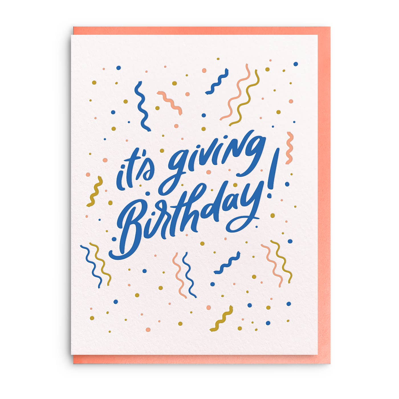 Giving Birthday Card