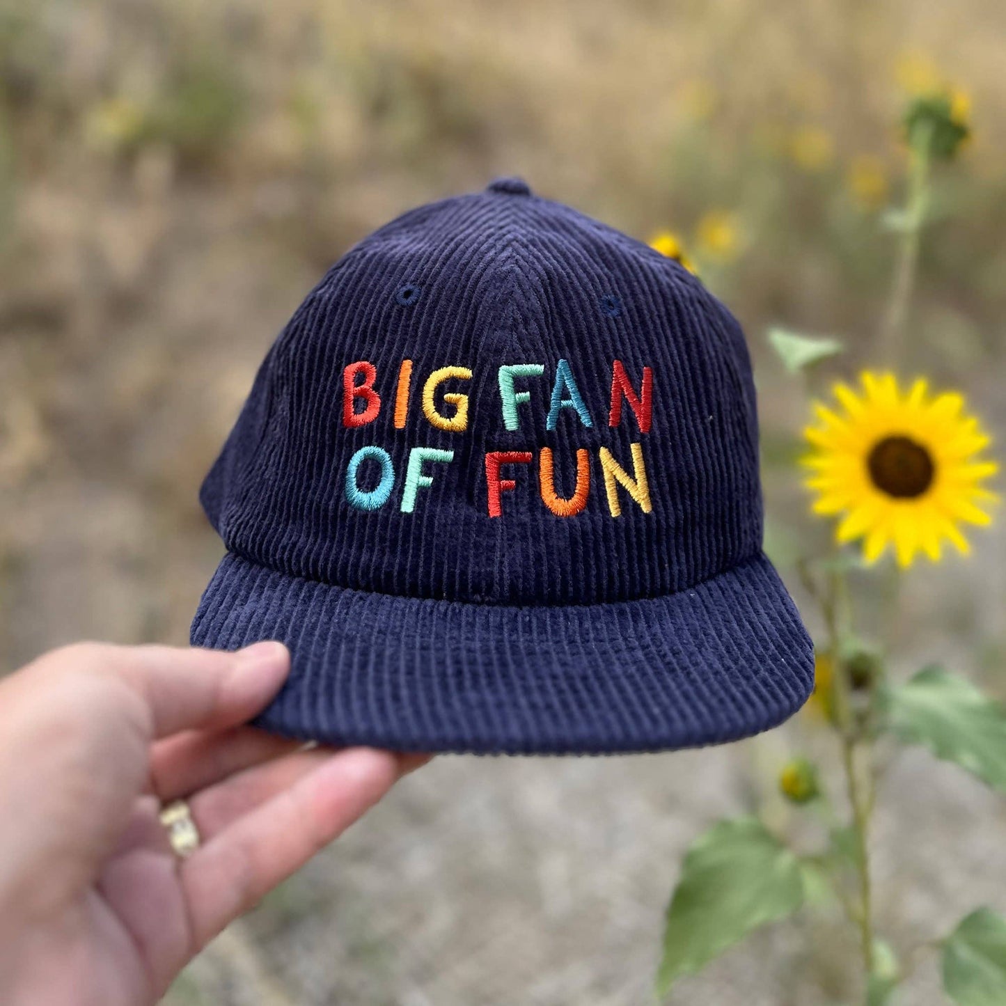 Corduroy Snapback Hat | Big Fan Of Fun