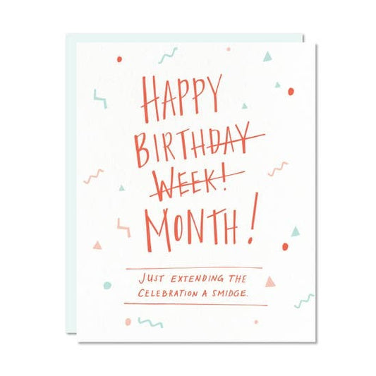 Birth Month Card