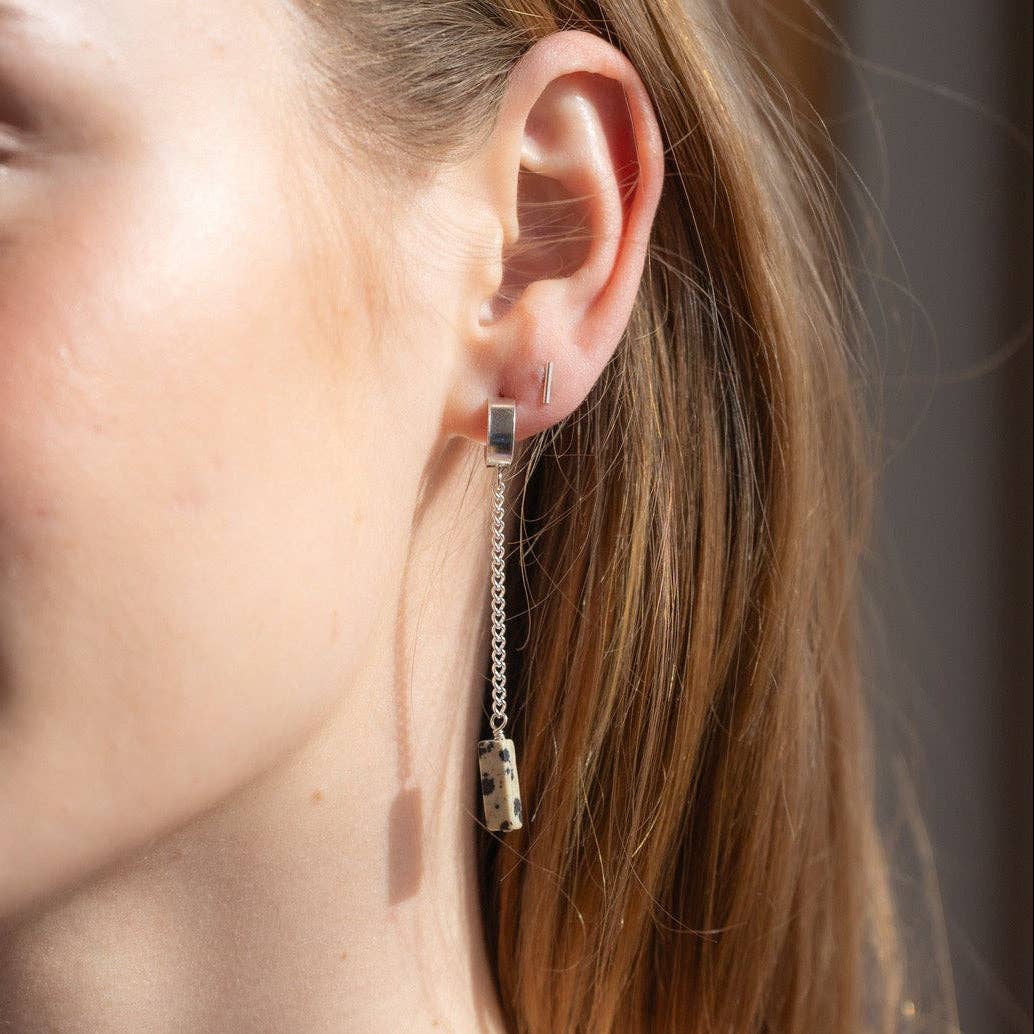 Dalmatian Jasper Drops| 14k Gold Fill