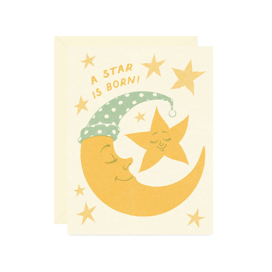 A Star is Born New Baby Card