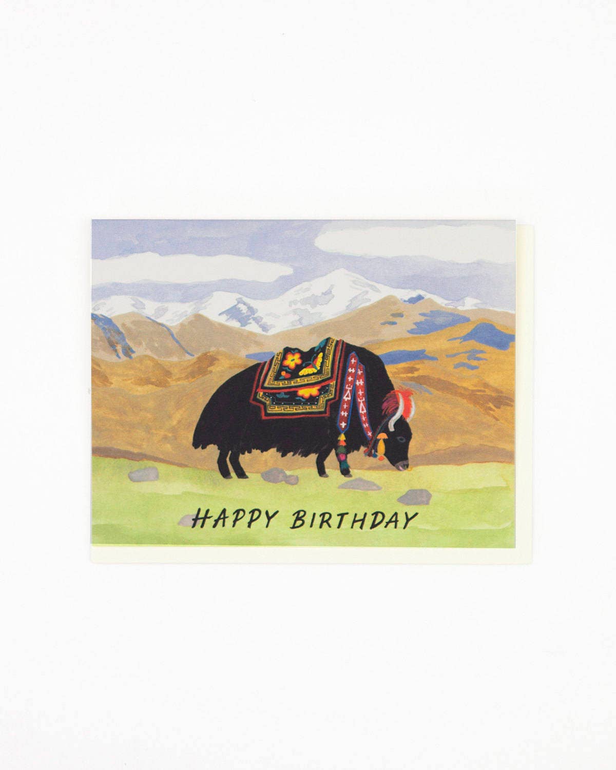 Yak Birthday Card