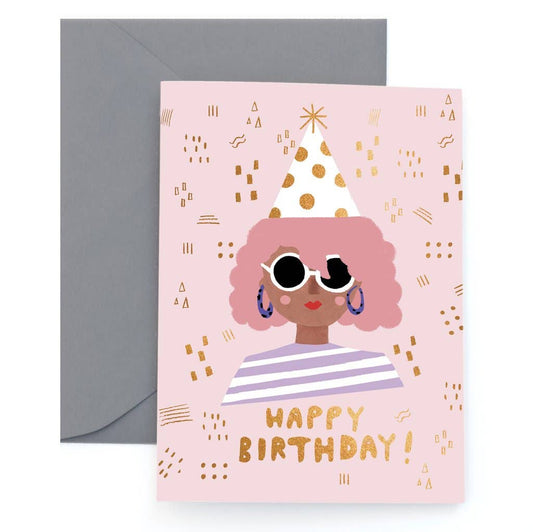 PARTY GIRL - Birthday Card