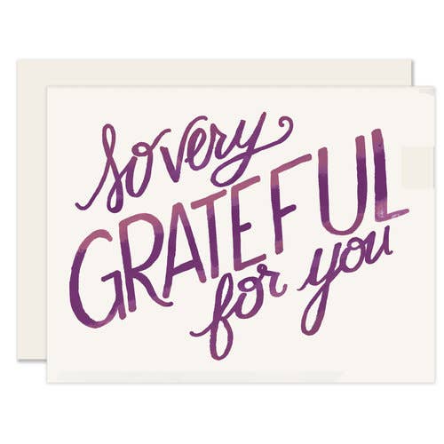 So Very Grateful for You Love & Friendship Card