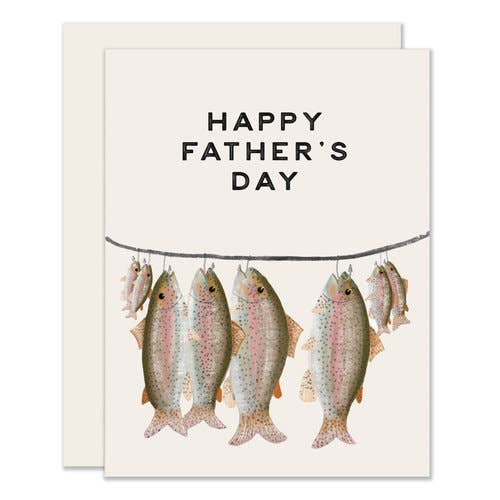 Father's Day Trout | Father's Day Card | Fishing Card