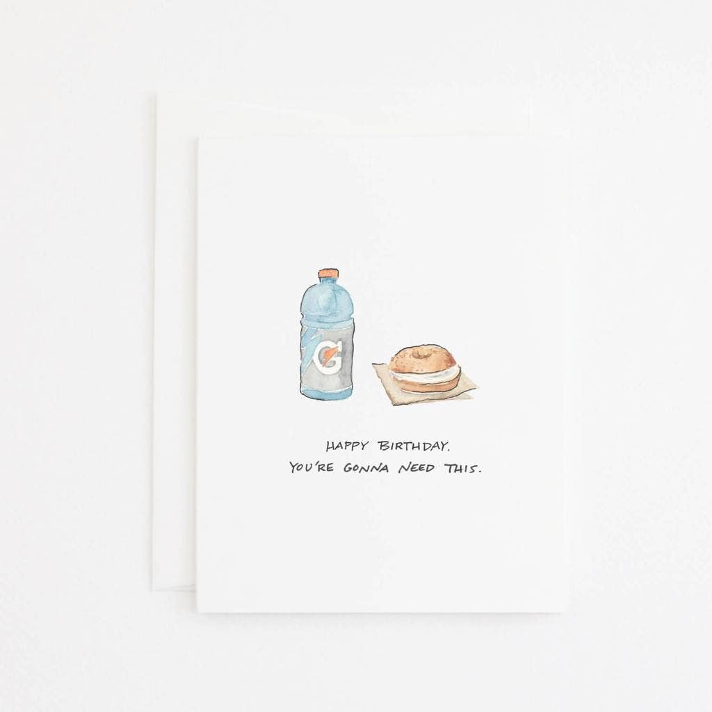 Survival Birthday Card