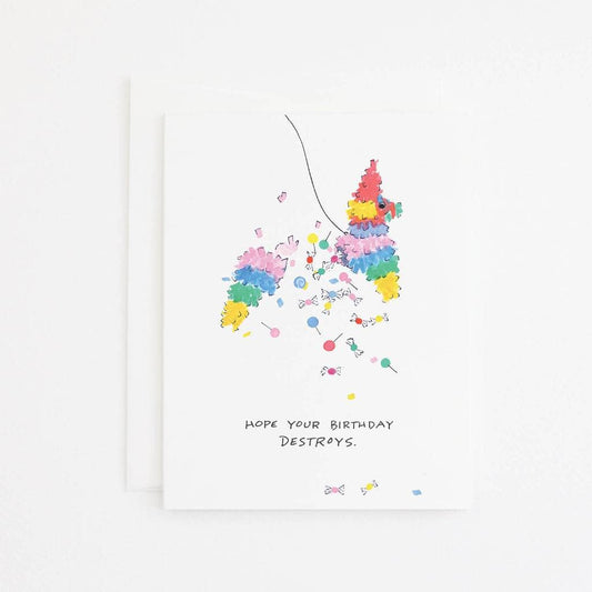 Pinata Birthday Card