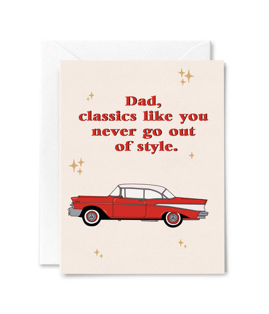 Classic Dad Father's Day Card
