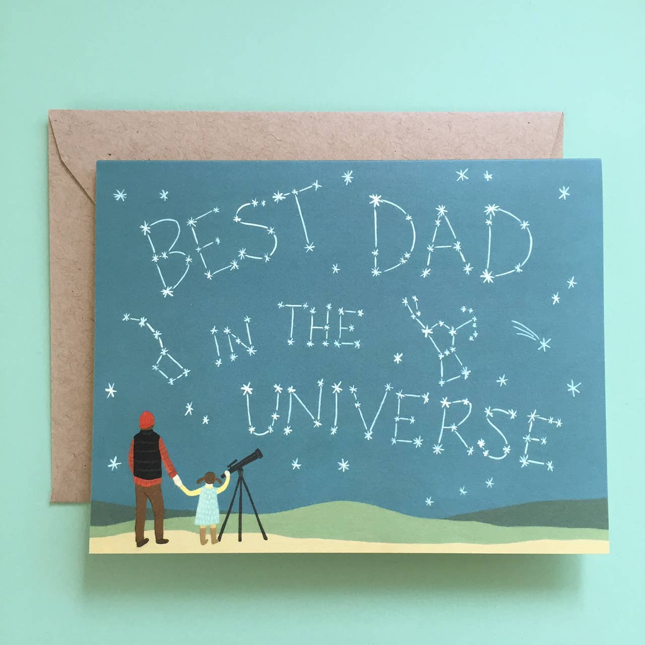 Universe Dad & Daughter Father's Day Card