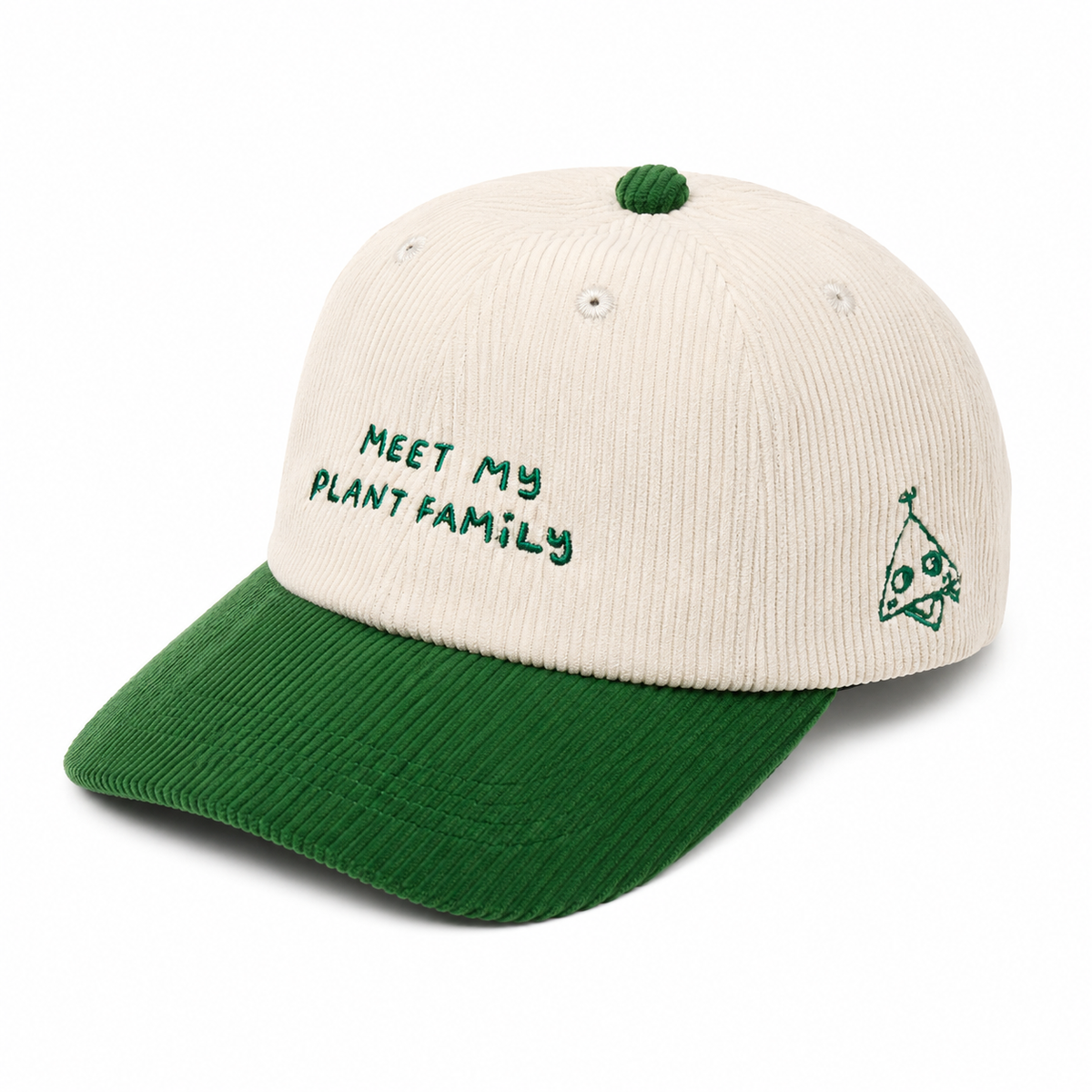 FAUNA: Corduroy baseball cap: Green