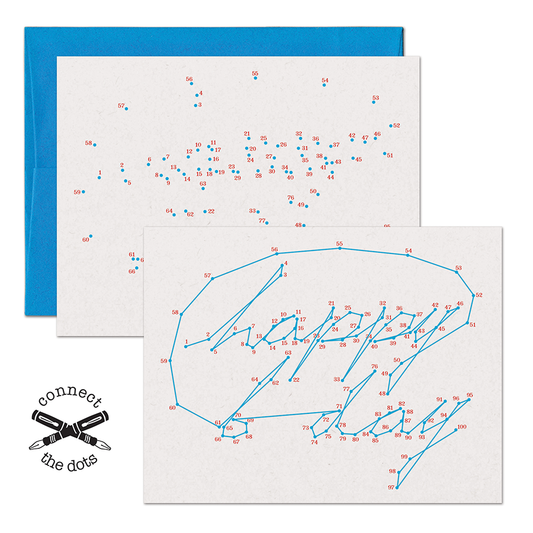 Connect the Dots - Happy Birthday Card