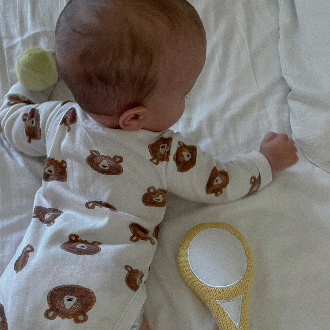 Tennis Baby Wrist Rattle