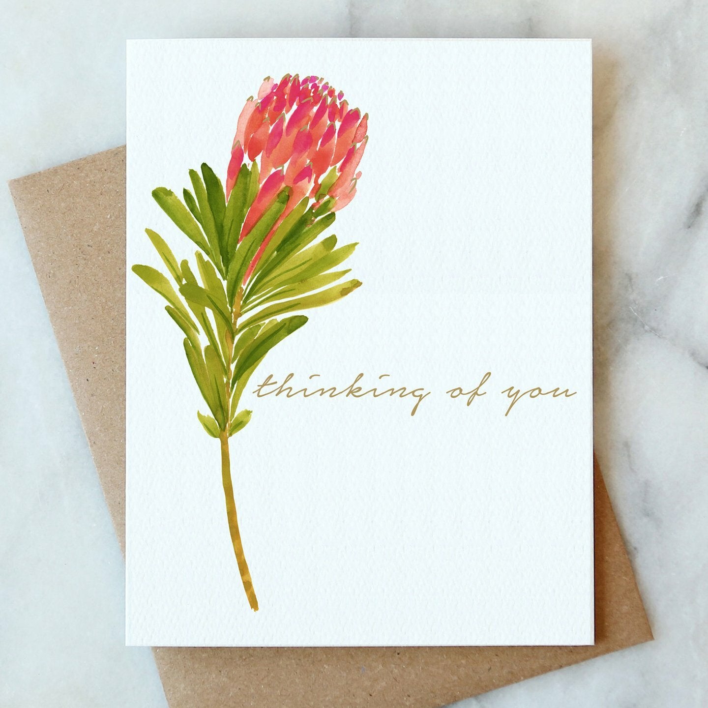 Protea Thinking of You Card
