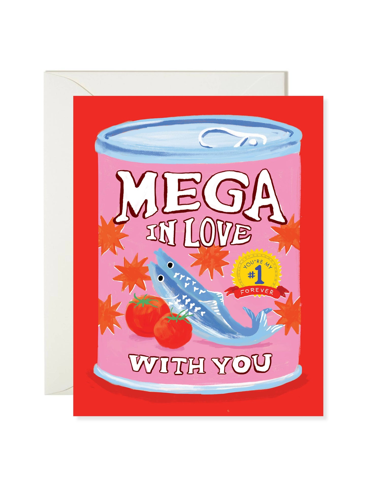 Mega Love Can - Cute Fish Love Card