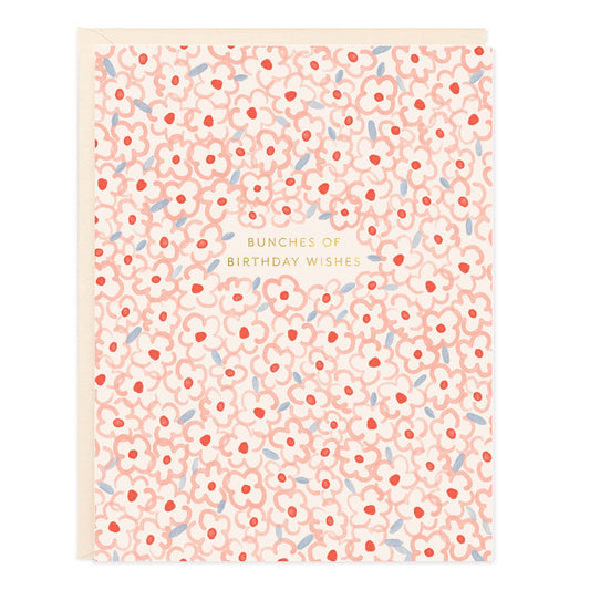 Bunches Wishes Birthday Card