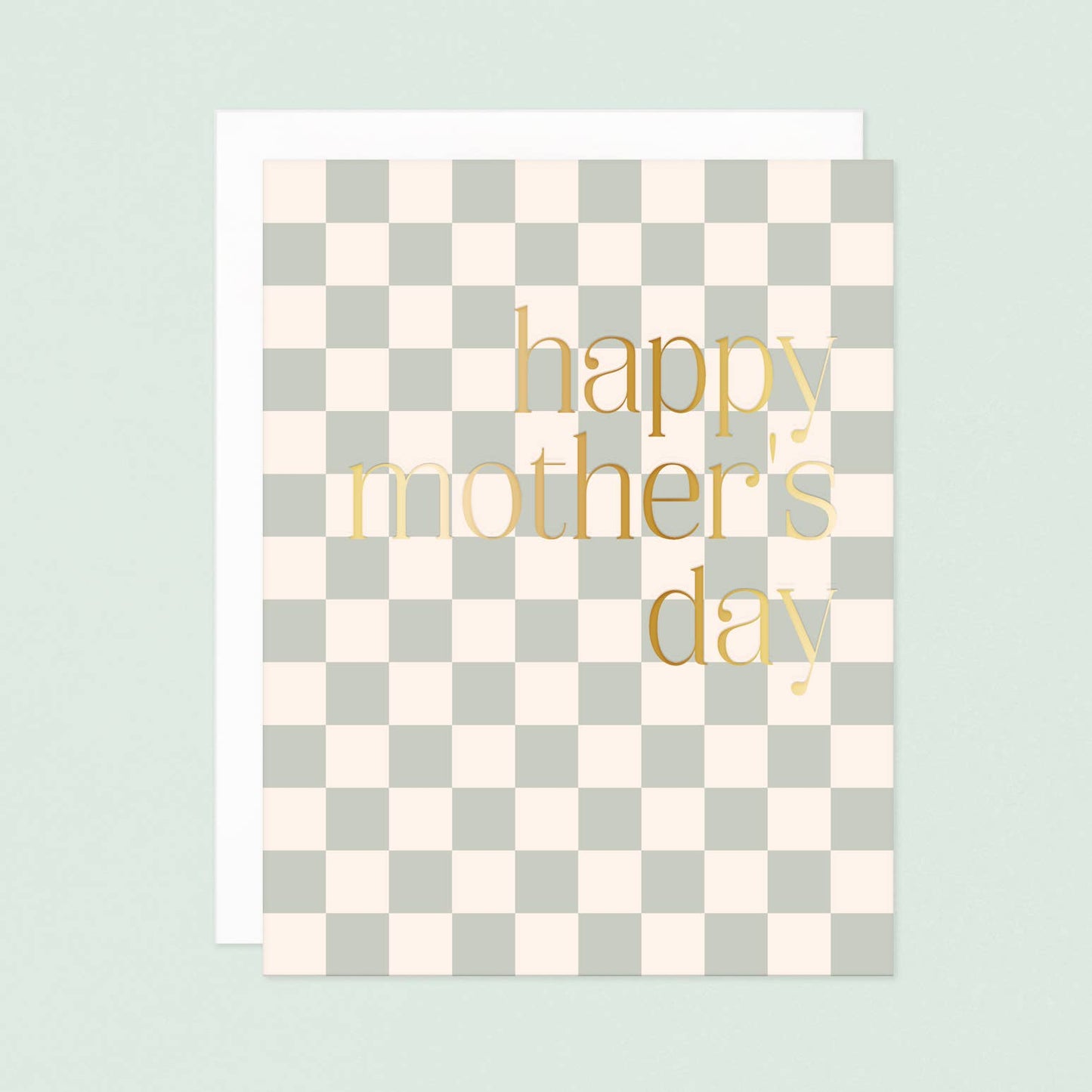 Checker Happy Mother's Day Greeting Card