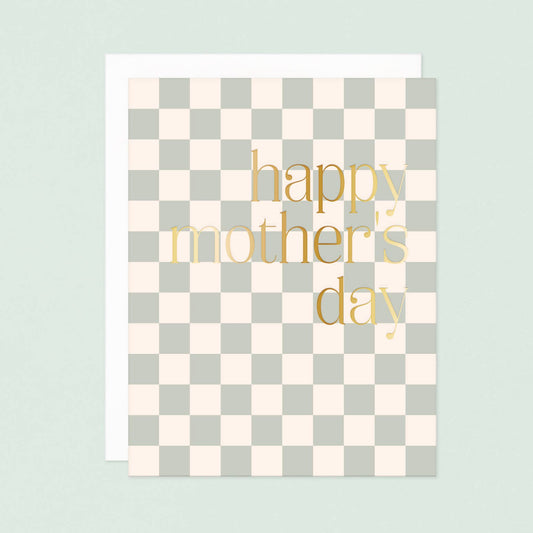 Checker Happy Mother's Day Greeting Card