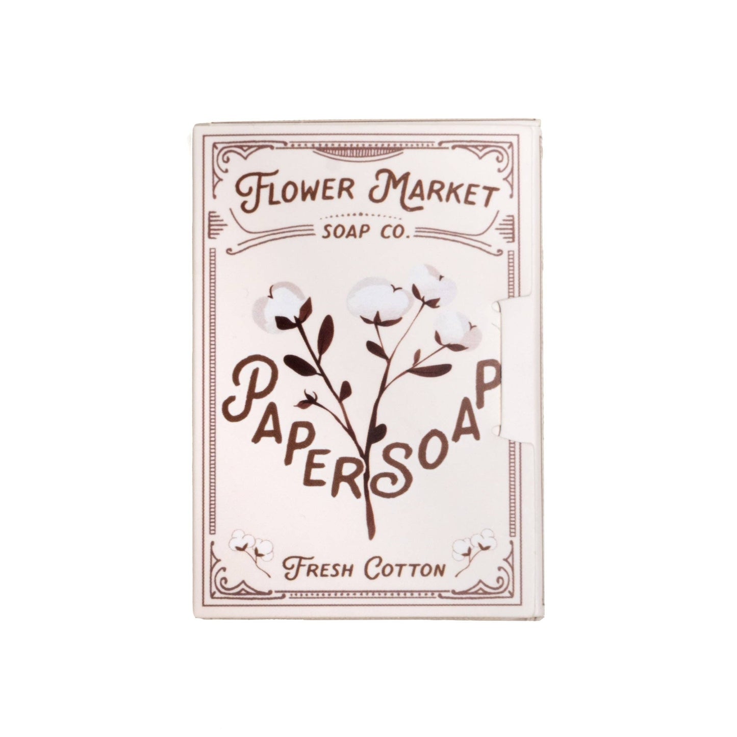 Paper Soap | Fresh Cotton Scent, 50 Sheets