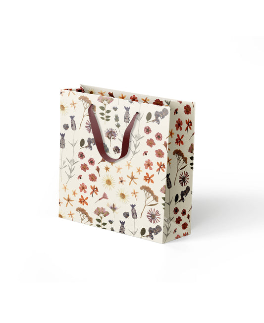 Pressed Flowers Small Gift Bag